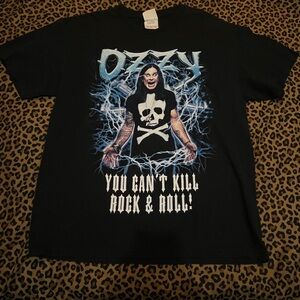 Ozzy 2003 Black Graphic Tee “You can’t kill rock n roll “ - Short Sleeve
